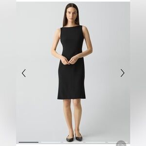 Theory Black Midi Dress